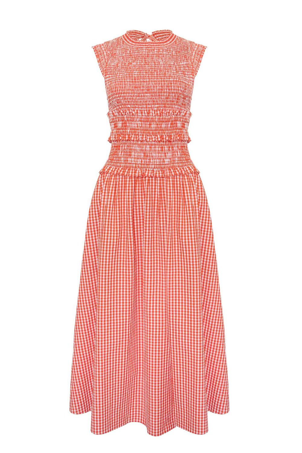 Hunter Bell Louise Dress in Poppy Gingham