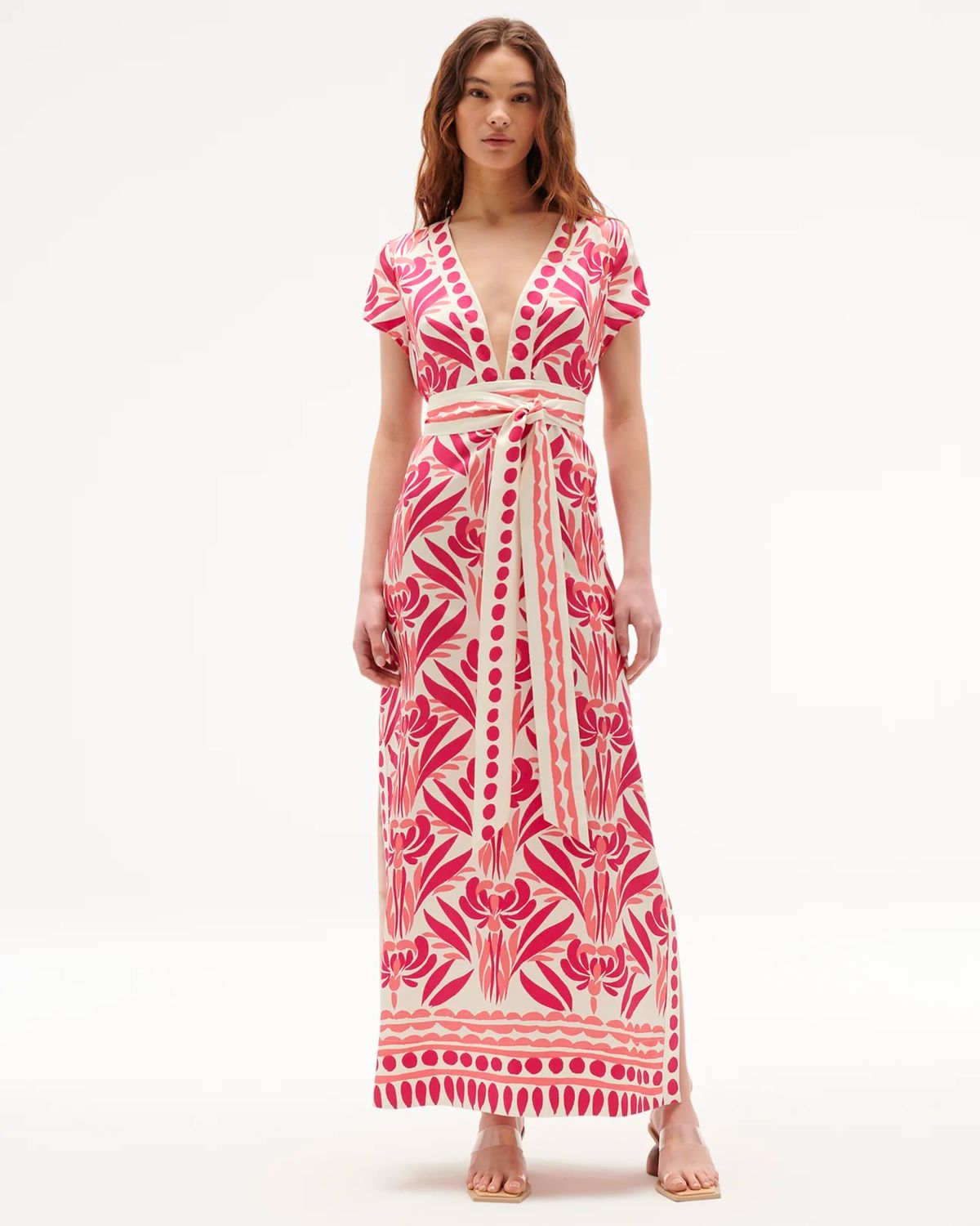 Figue Isolda Dress in Brushed Waterlily