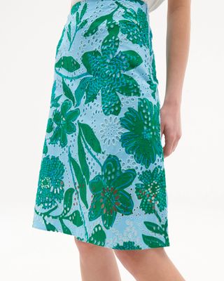Figue Ambre Skirt in Graphic Floral