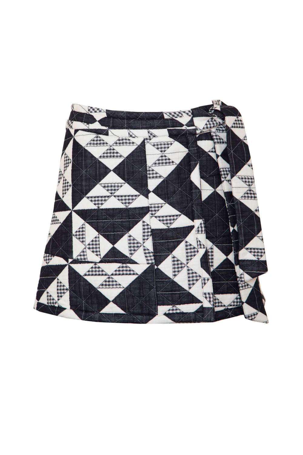 Hunter Bell Bay Skirt in Quilted Gingham