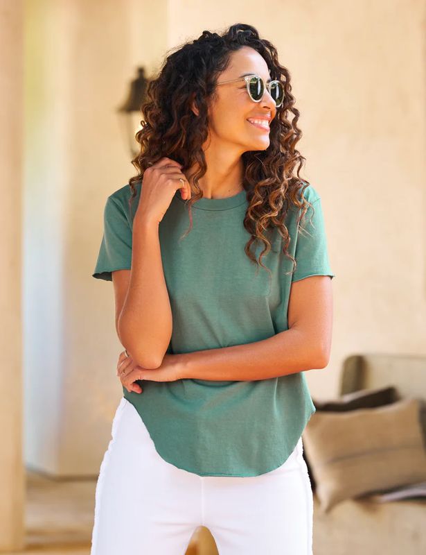 Frank &amp; Eileen Theo Perfect Tee in Moss