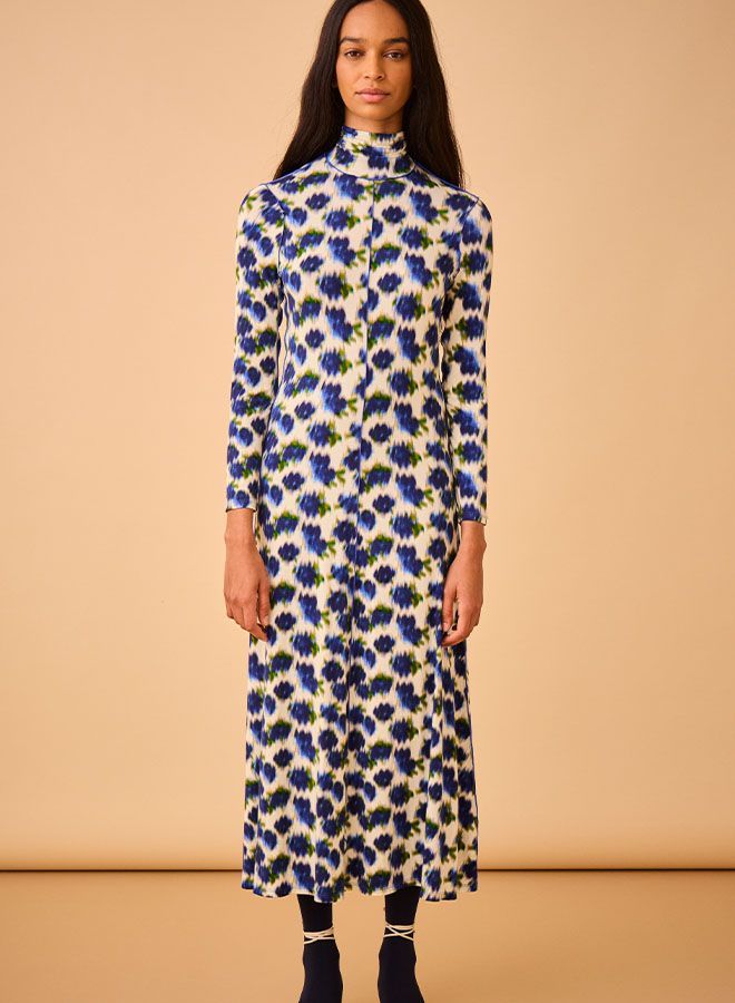 Hunter Bell Kings Hill Dress in Ikat Rose