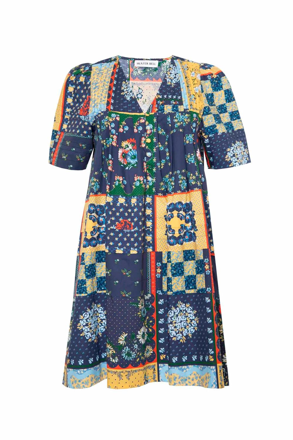 Hunter Bell Youjin Dress in Langford Patchwork