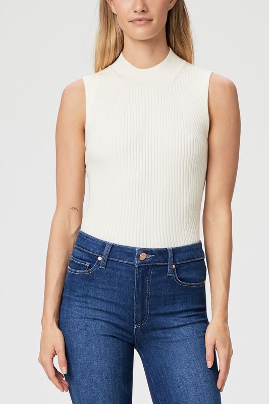 Paige Fidelia Tank in Ivory