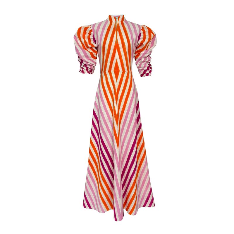 De Campo Multicolor Illusion Dress