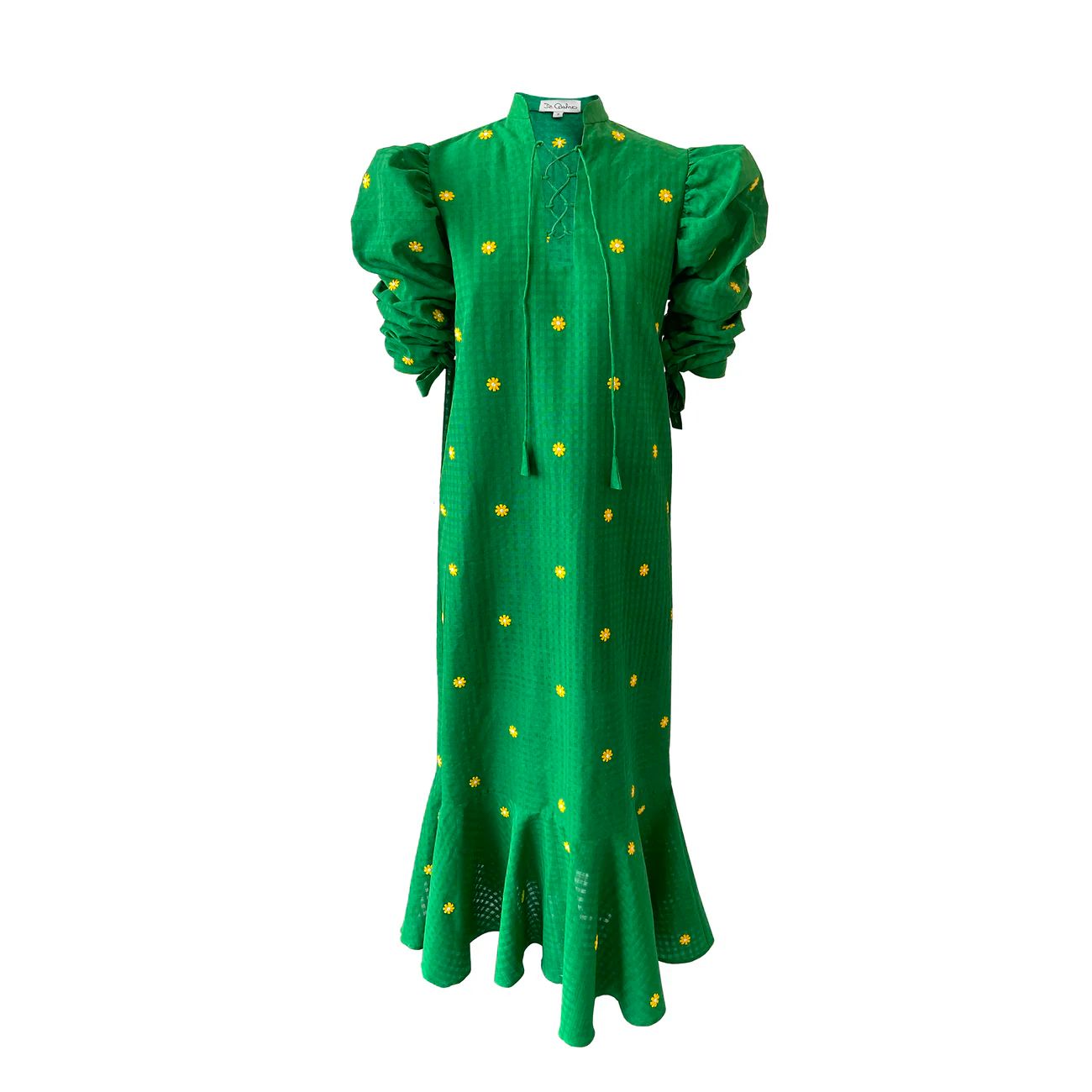 De Castro Green Margarita Dress