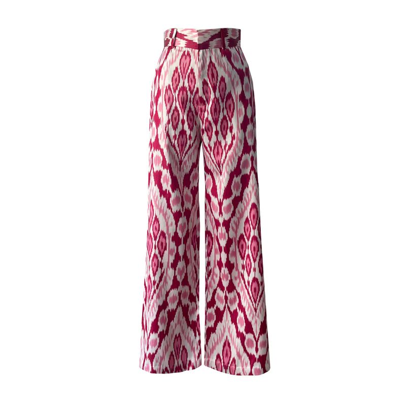 De Castro Pink Ikat Trouser