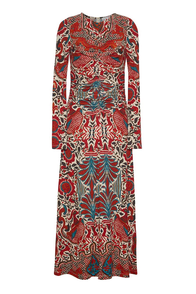 Cara Cara Maisy Dress in Turtledove Luxor