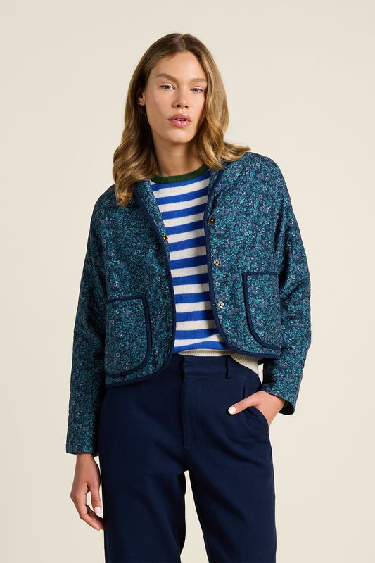 Trovata August Jacket in Blue Ridge Ditsy
