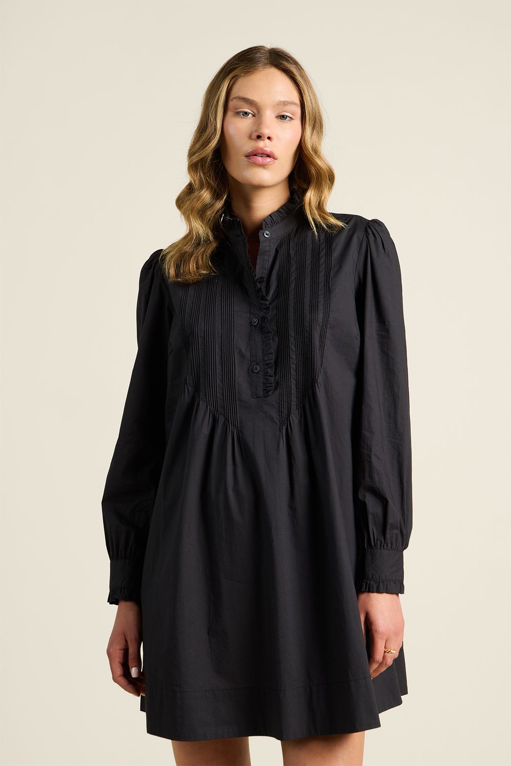 Trovata Eve Shift Dress in Black