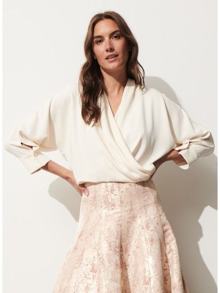 Figue Fallon Top in Chalk