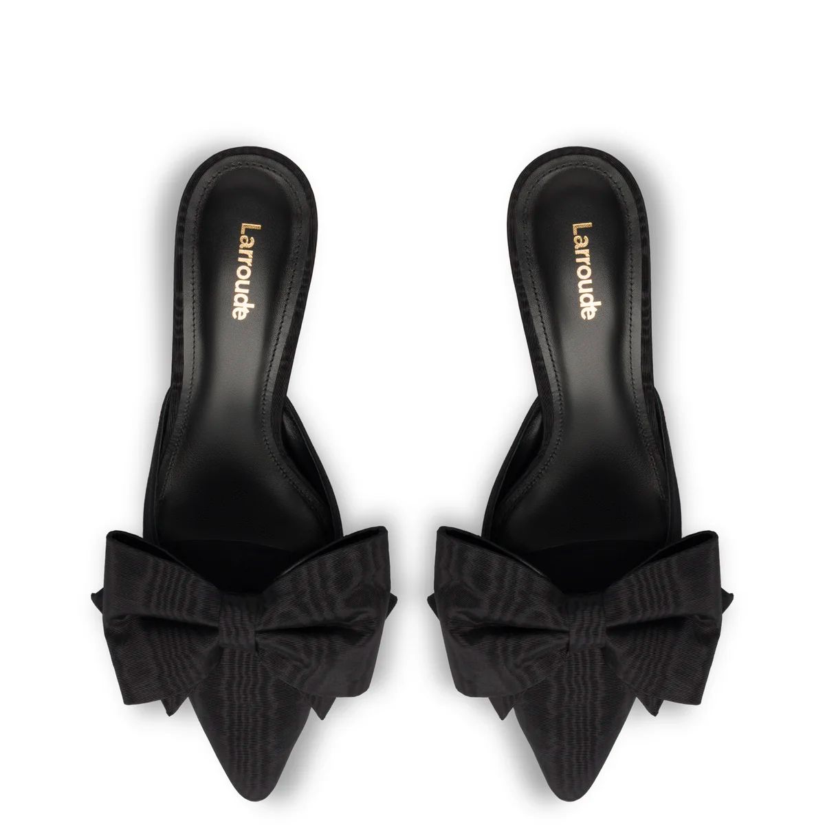 Larroude Mini Elle Pump in Black