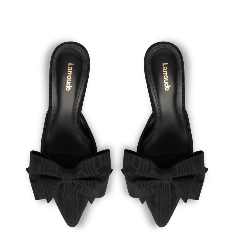 Larroude Mini Elle Pump in Black