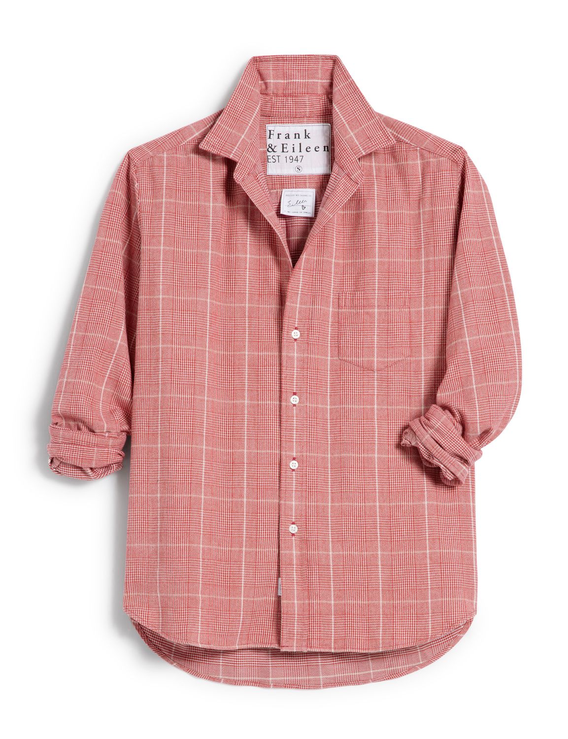 Frank &amp; Eileen Eileen Button Up in Red Small Plaid