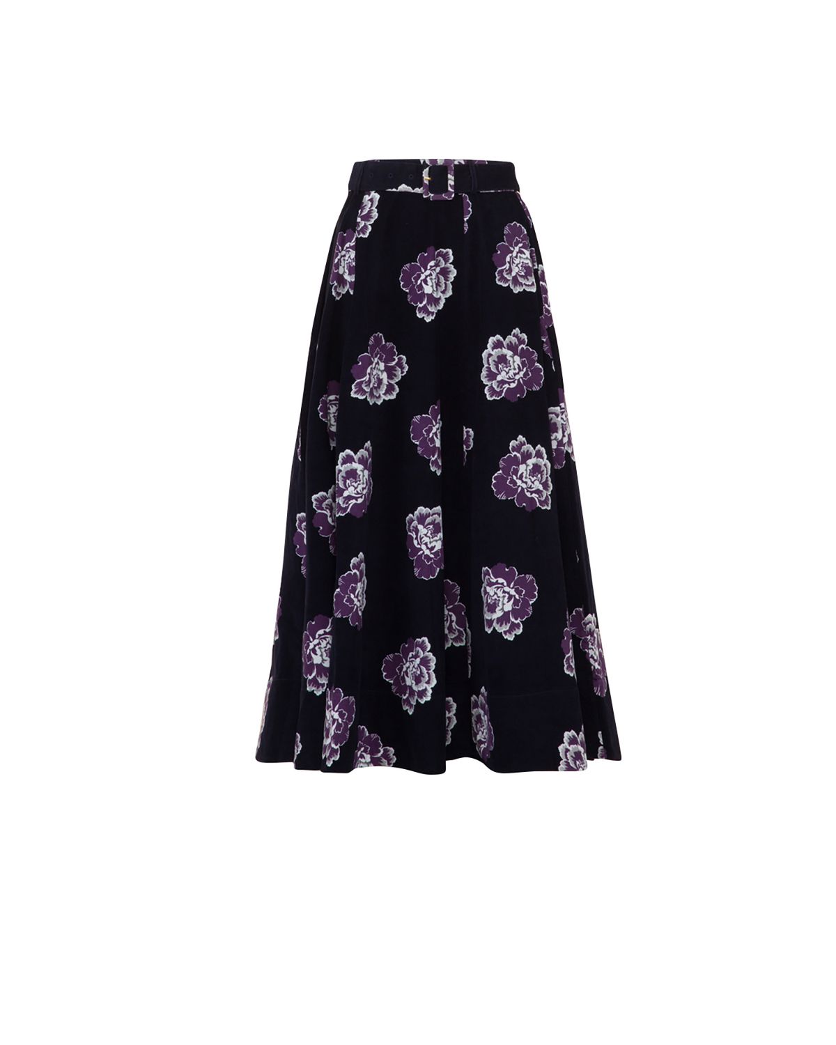 Bytimo Baby Cord Maxi Skirt in Dark Bloom