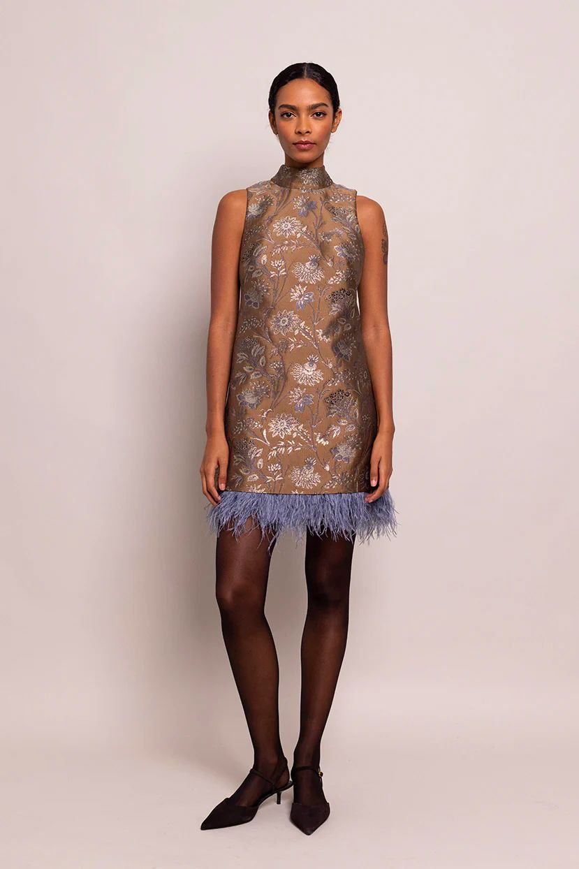 Cara Cara Tay Dress in Jacquard Garden
