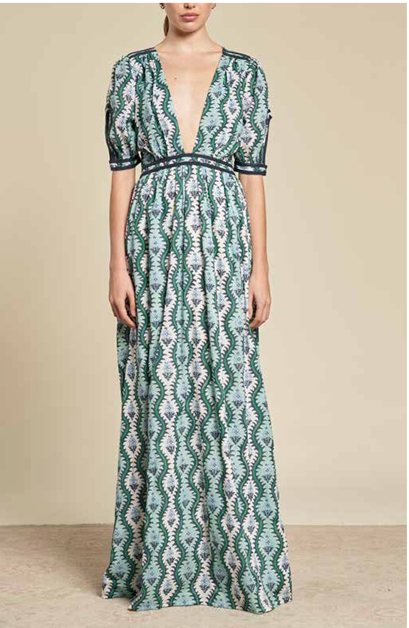 Hannah Ivy Gown in Muse