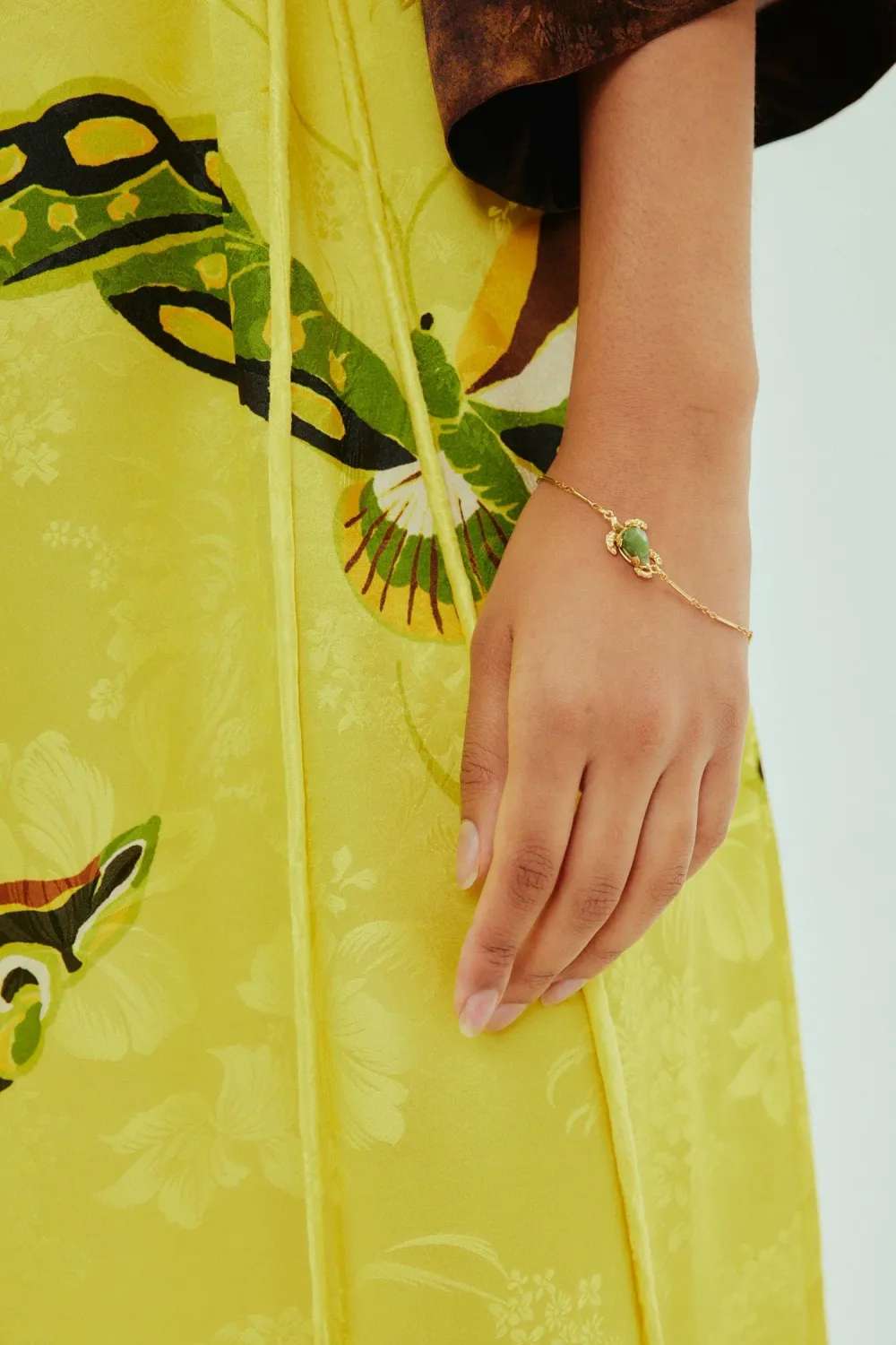 Alemais Encanto Fine Turtle Bracelet in Gold
