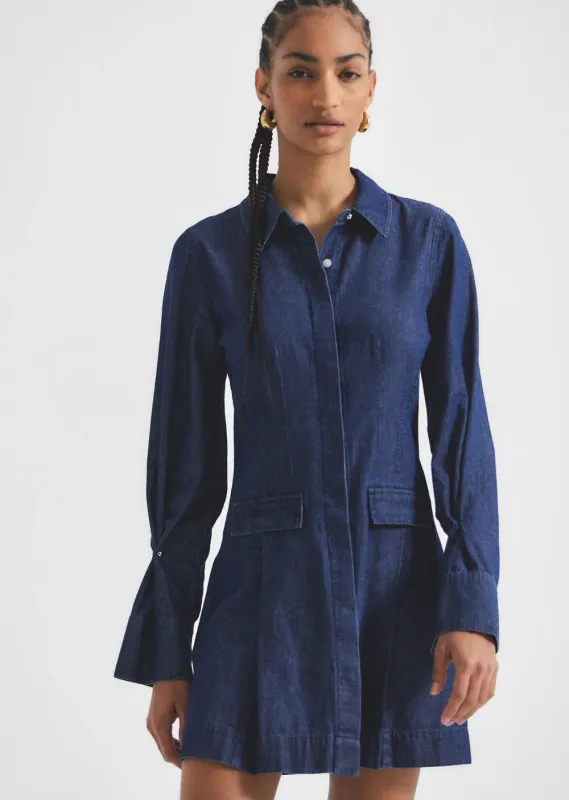 10 Crosby Danielle Shirt Dress in Jaye