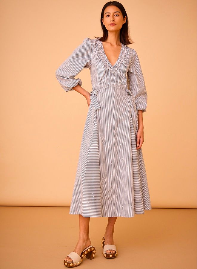 Hunter Bell Vera Dress in Embellished Croquet