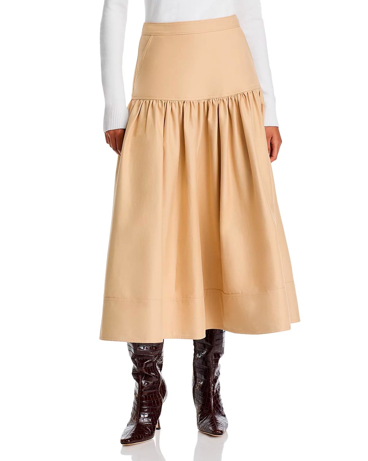 Cinq a Sept Brushed Twill Ryan Skirt