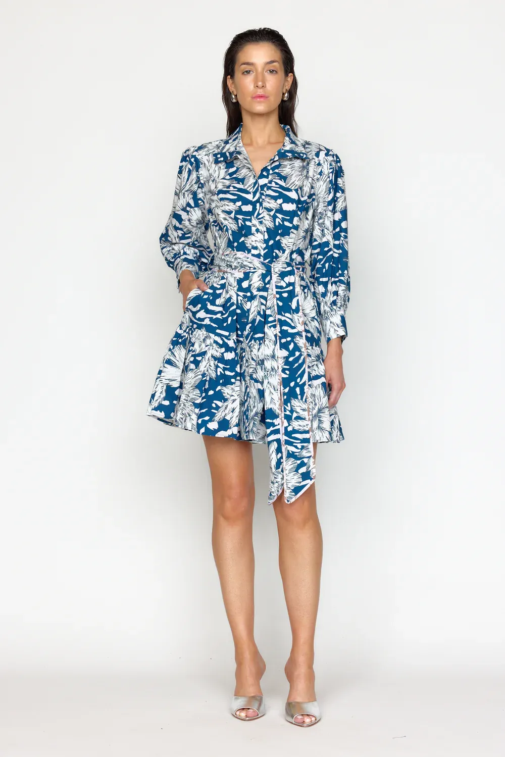 Christy Lynn Emi Dress in Navy Lotus