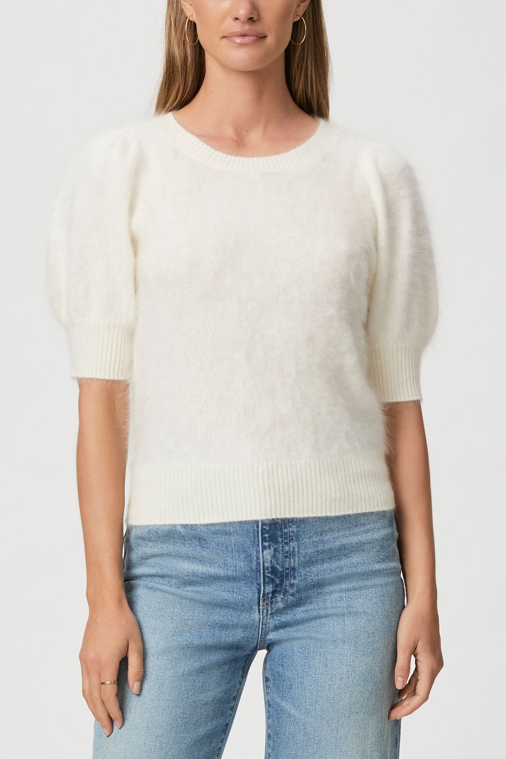 Paige Gladiolus Top in Ivory