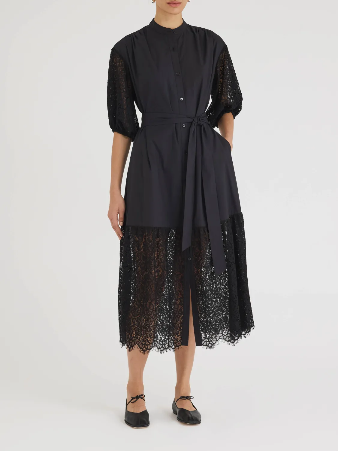 Rebecca Taylor Idun in Black