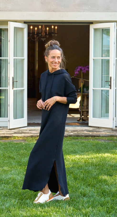 Frank &amp; Eileen James Hooded Cape Dress in British Royal Navy