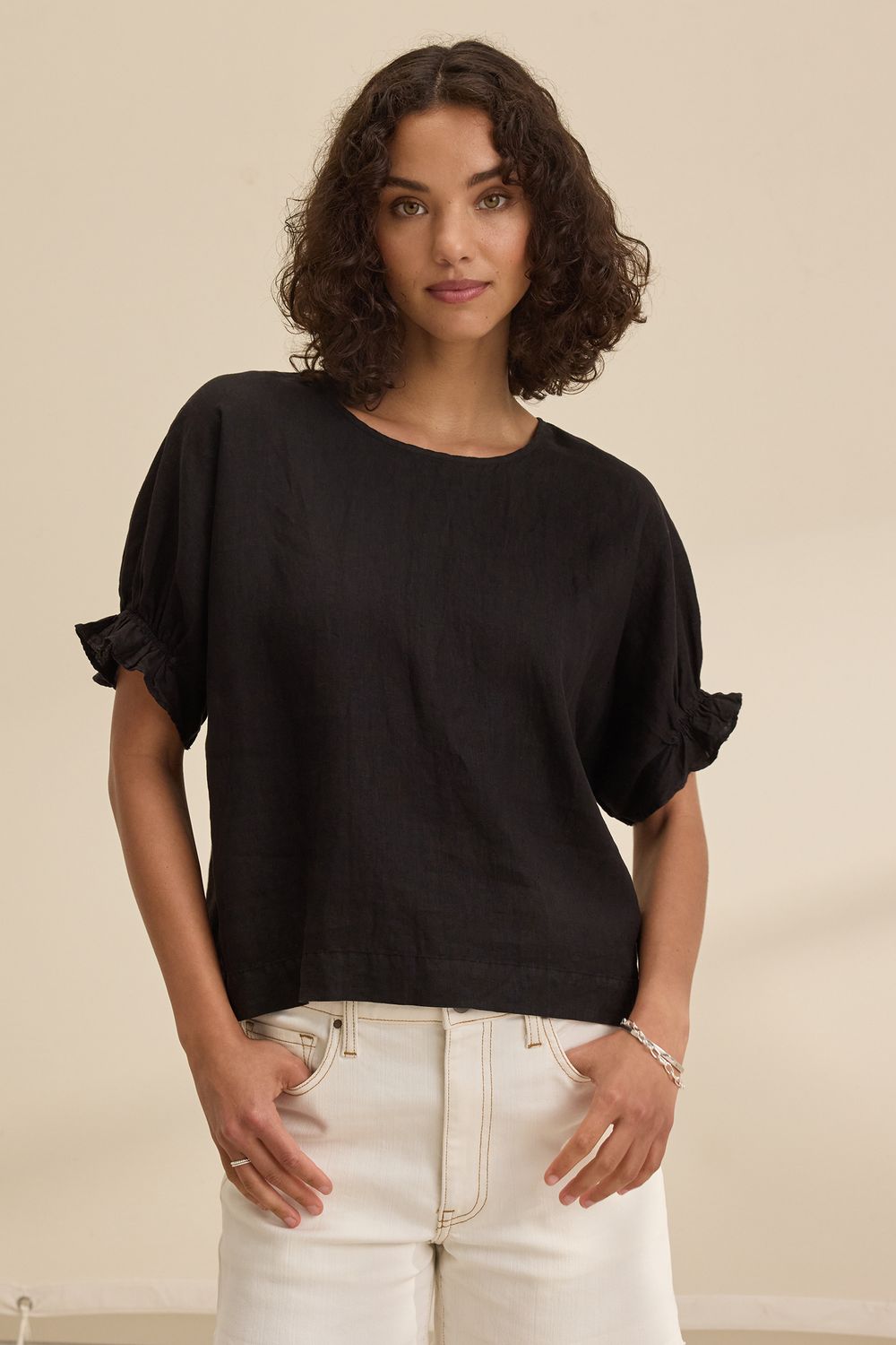 Velvet Emily Tee in Shadow