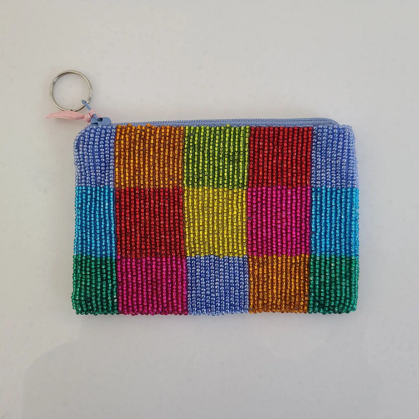 Tiana NY Checkered Pattern Change Purse