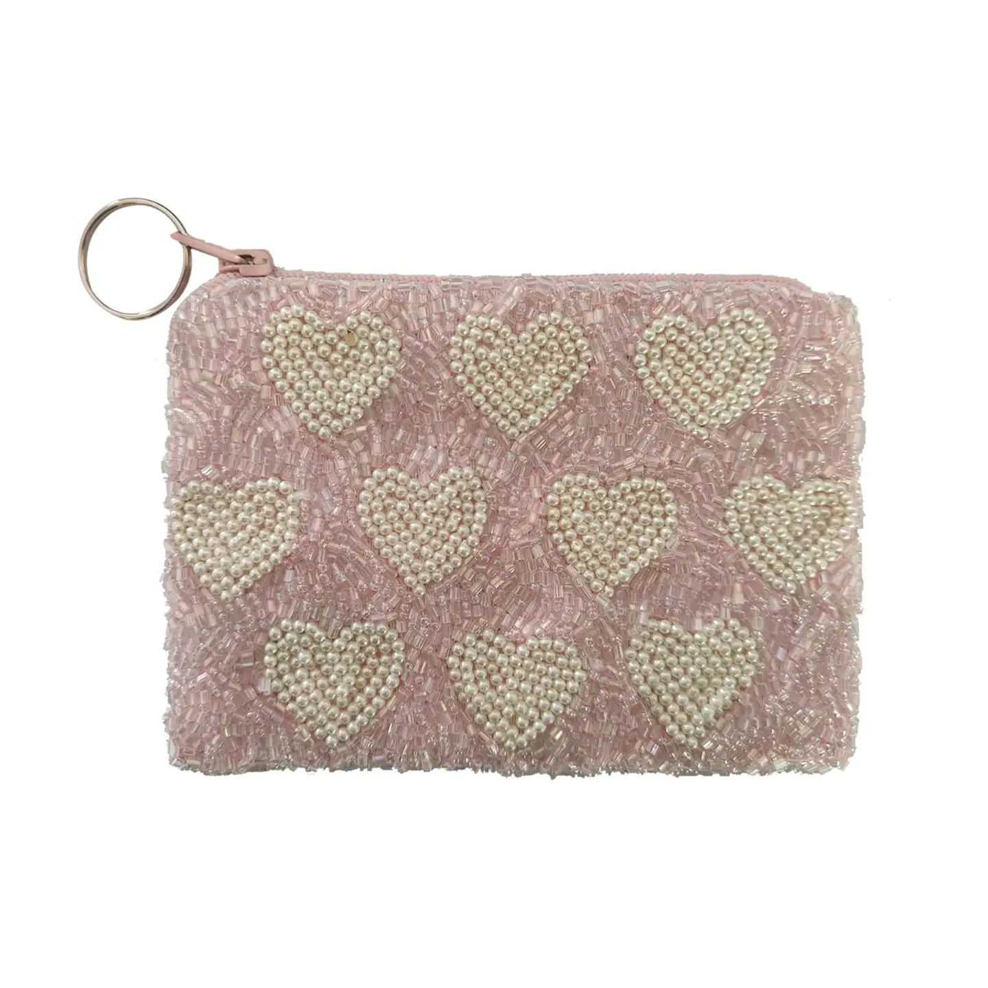 Tiana NY Pearly Hearts Change Purse