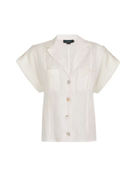 No Pise La Grama Guayaba Shirt in White