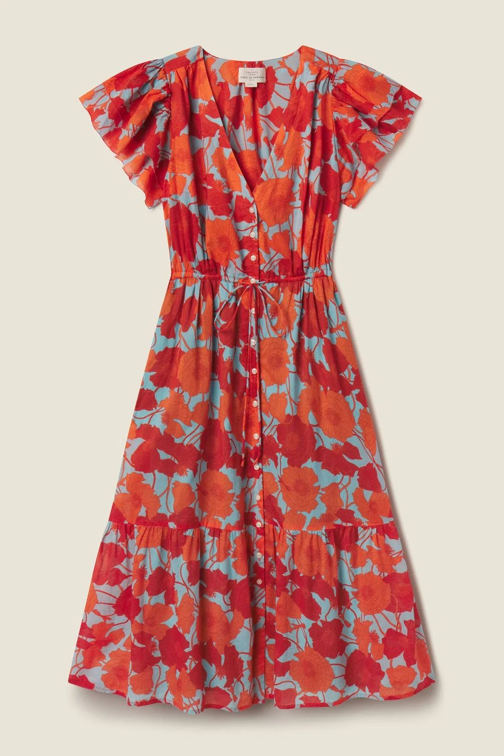 Trovata Kristine Dress in Shoreline Poppy