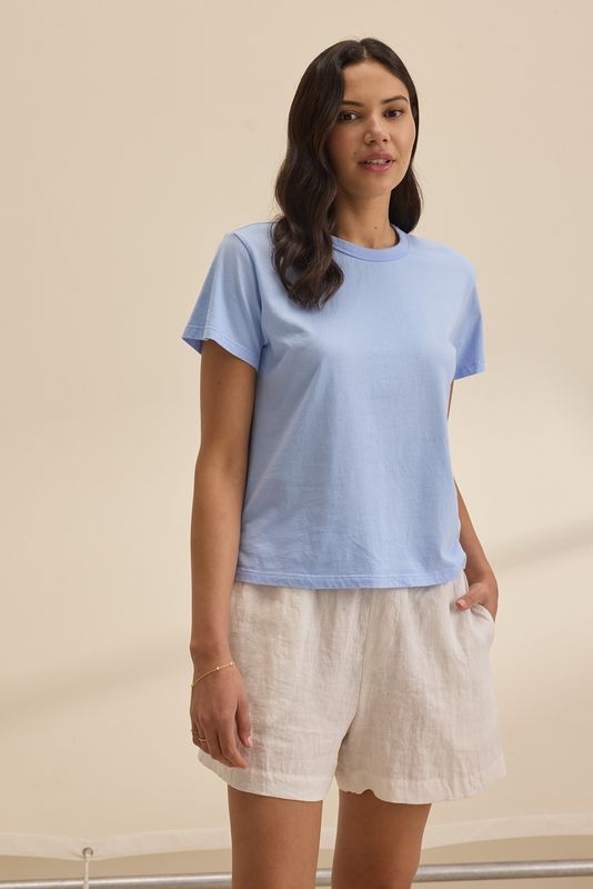 Velvet Jazz Tee in Chill