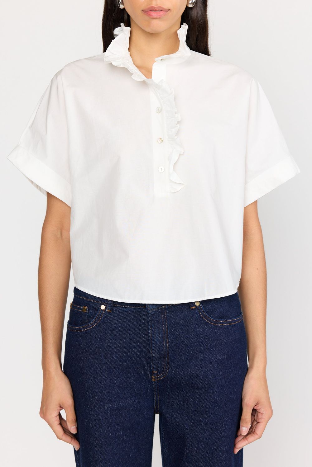Christy Lynn Mabel Top in Blanc
