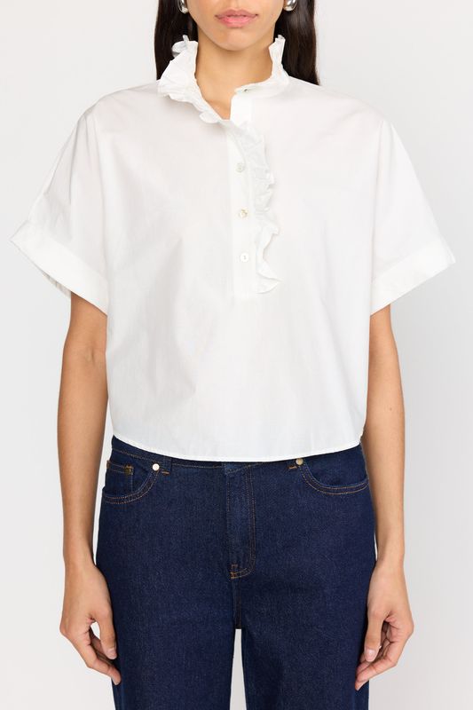 Christy Lynn Mabel Top in Blanc