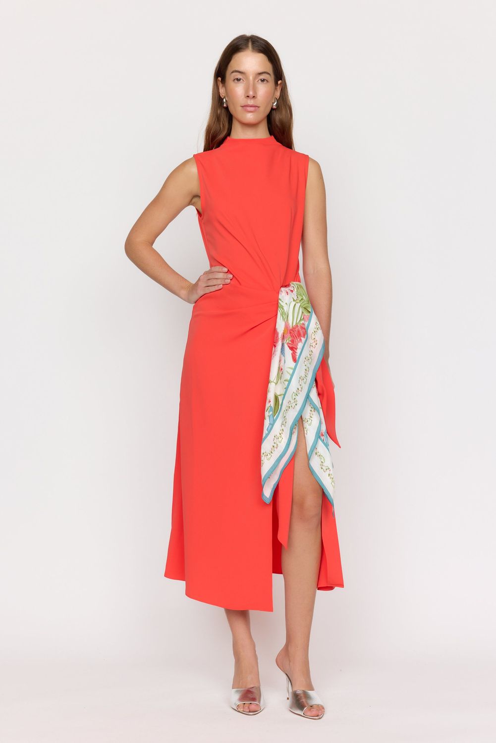 Christy Lynn Kona Dress in Papaya