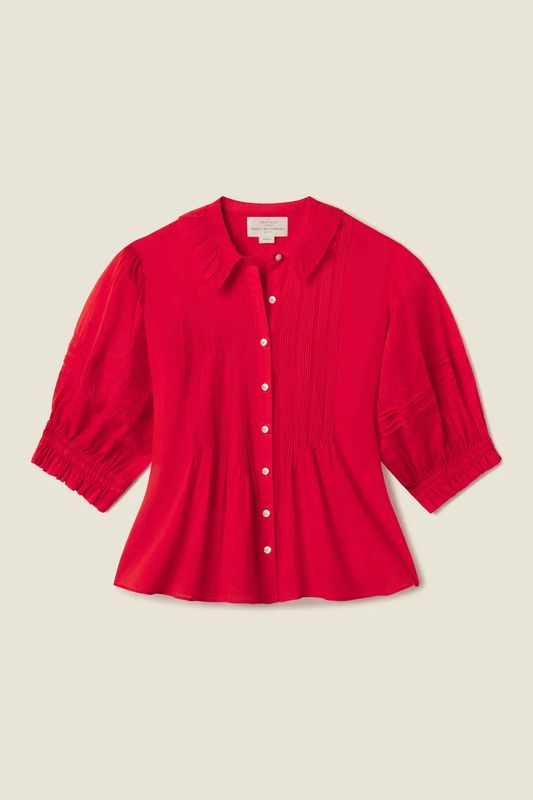 Trovata Jess Blouse in Tomato
