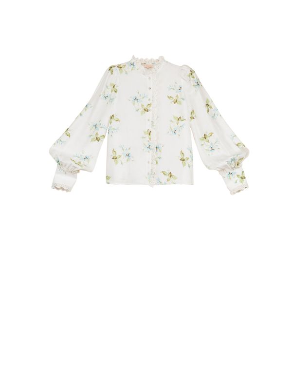 Bytimo Viscose Blouse in Tea Garden