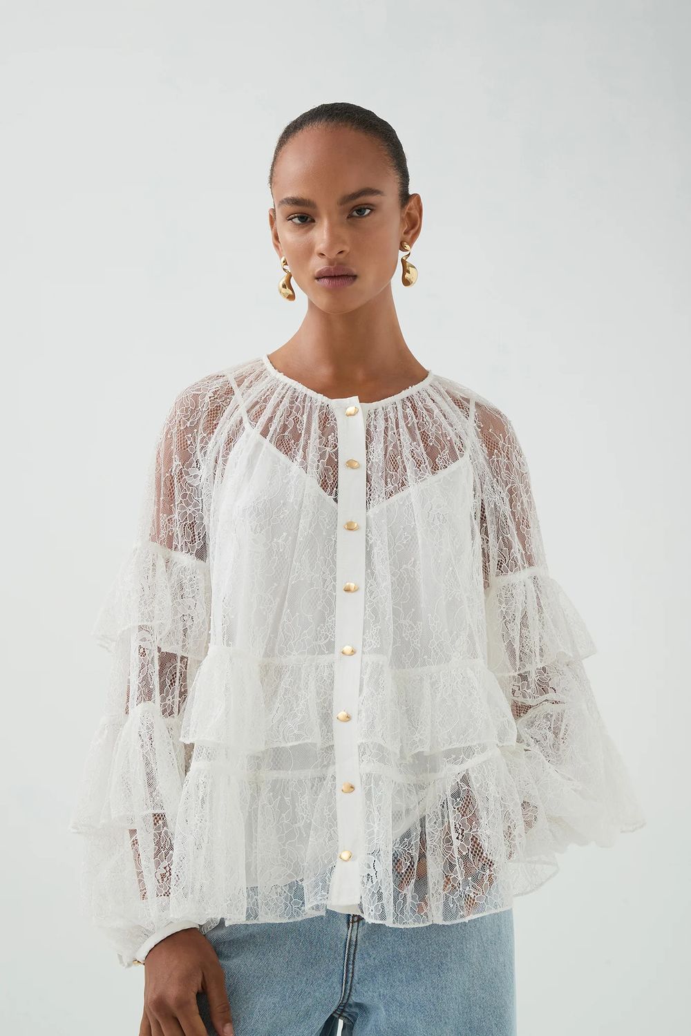 Aje Primrose Blouse