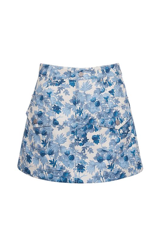 Cara Cara Wayne Skirt in Berries Egret