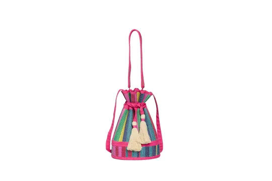 Lorna Murray Resort Party Mini Leisure Tote in Fuschia