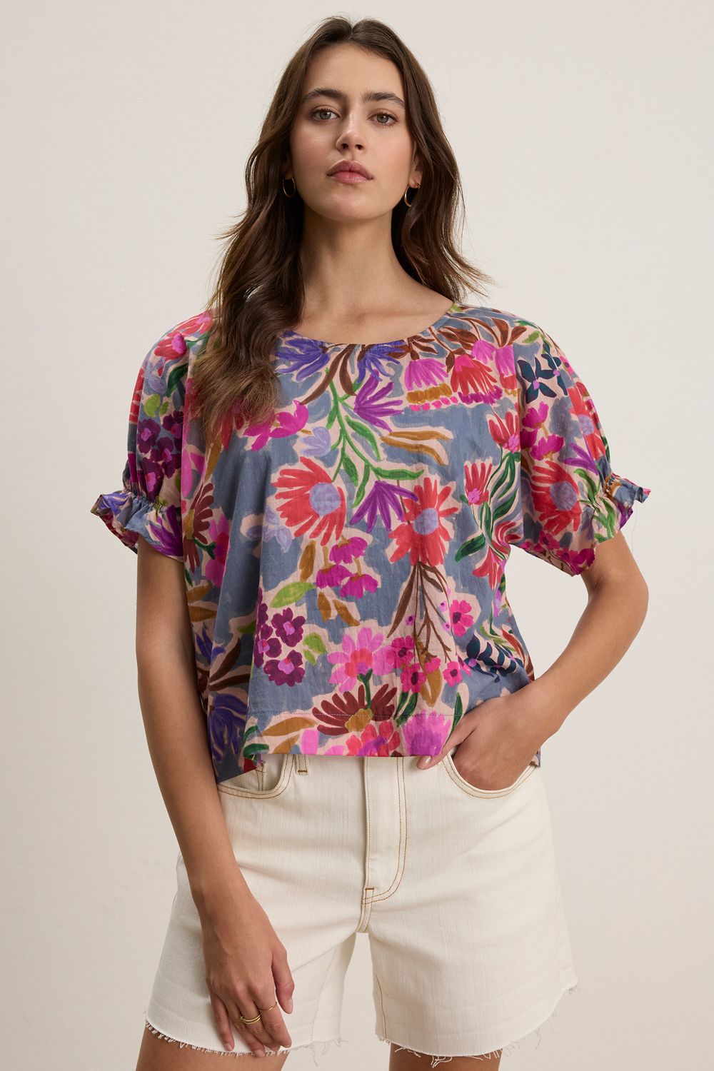 Velvet Delilah Top in Tahiti