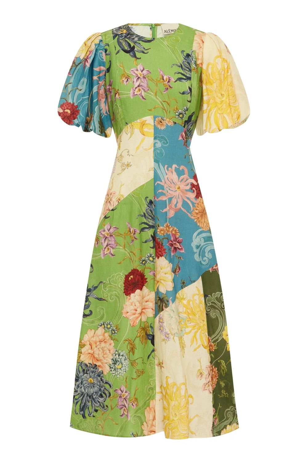 Alemais Avery Spliced Midi Dress