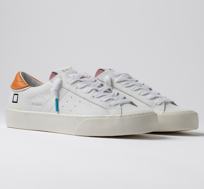 D.A.T.E. Hill Low Mixed White-Orange