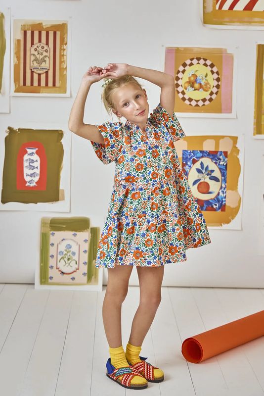 HB TRUNK SHOW Merritt Dress Kids in Catnap