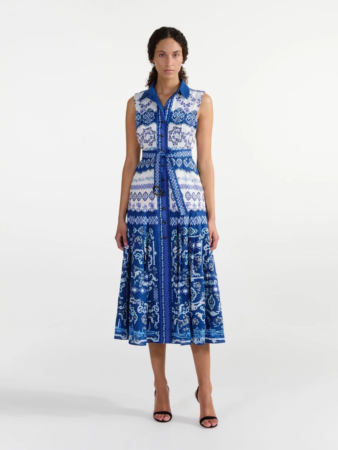 Saloni Nya Dress in Riviera