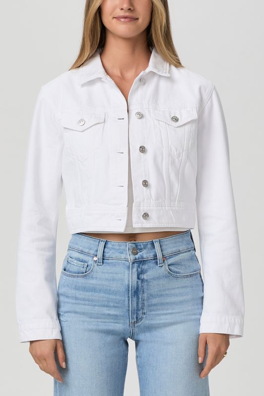Paige Chantal Jacket in Laundered White