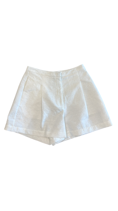 Foemina Jules Short in White Jacquard